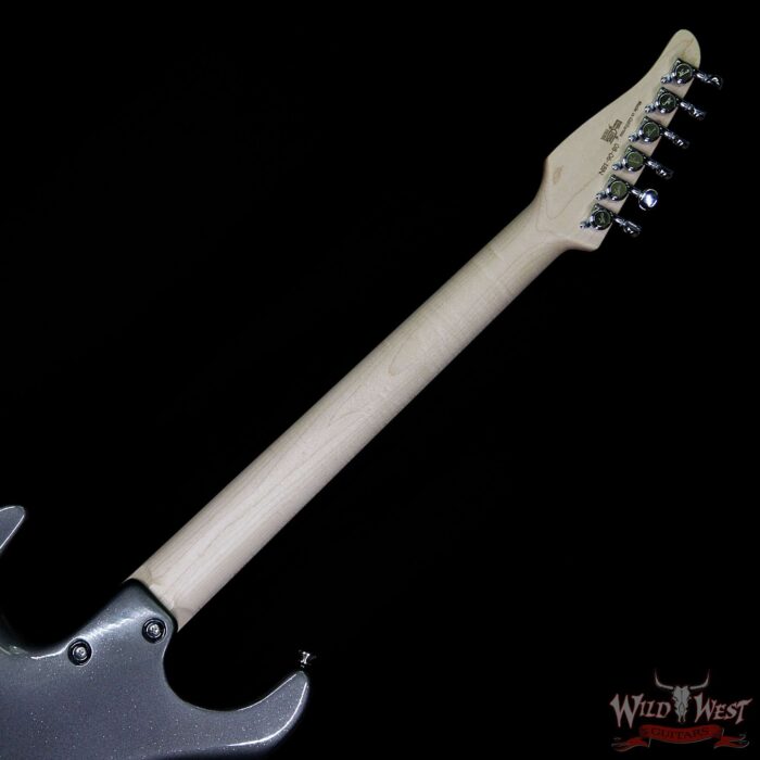 Tom Anderson Pro Am Chocolate Maple Neck & Fingerboard with VA Booster Sparkle Charcoal - Image 12