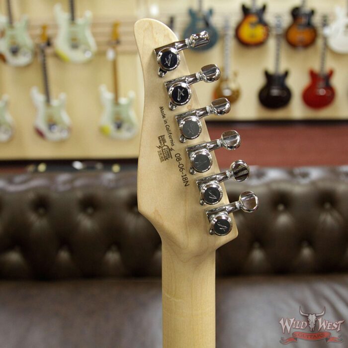 Tom Anderson Pro Am Chocolate Maple Neck & Fingerboard with VA Booster Sparkle Charcoal - Image 13