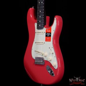 Fender USA Limited Edition American Professional Stratocaster Solid Rosewood Neck Fiesta Red - Image 2