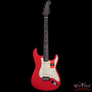 Fender USA Limited Edition American Professional Stratocaster Solid Rosewood Neck Fiesta Red - Image 3