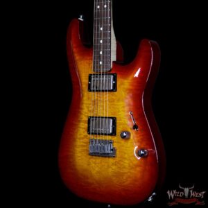 1999 Fender Custom Shop Carved Top Stratocaster Quilt Maple Top Birdseye Neck Sunburst - Image 2