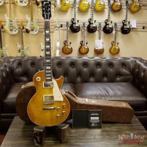 Preowned 2014 Gibson Custom Shop Standard Historic 1960 R0 Les Paul VOS Amber - Image 13