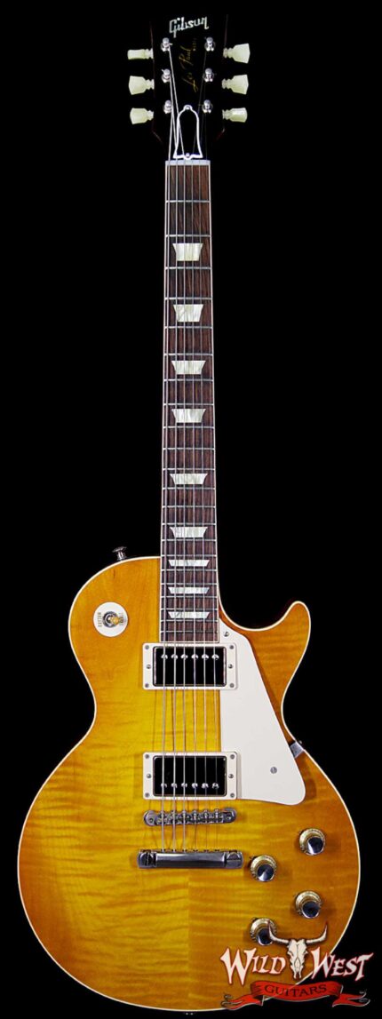 Preowned 2014 Gibson Custom Shop Standard Historic 1960 R0 Les Paul VOS Amber
