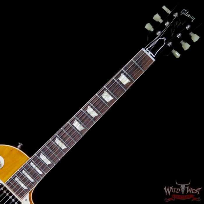 Preowned 2014 Gibson Custom Shop Standard Historic 1960 R0 Les Paul VOS Amber - Image 9