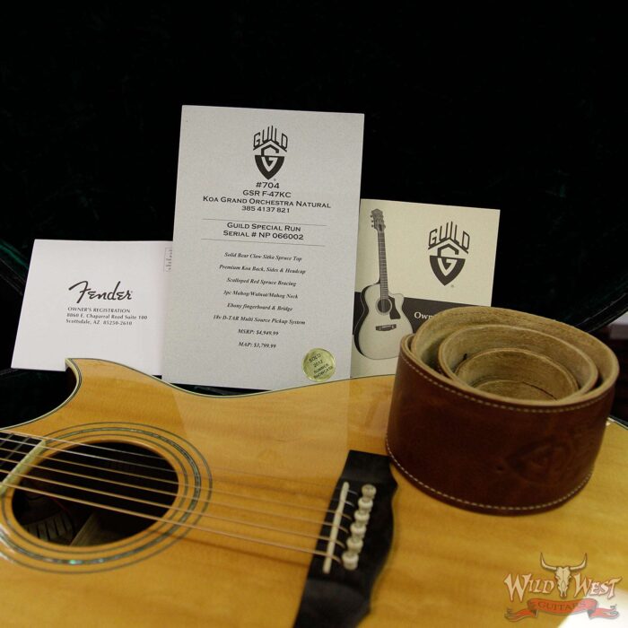 2012 Guild Special Run GSR F-47 Koa Cutaway Natural - Image 12