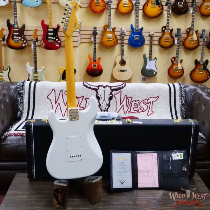 Fender Custom Shop Jimi Hendrix Voodoo Child Signature Stratocaster Maple Fingerboard NOS Olympic White - Image 9