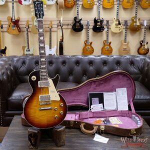 2020 NAMM Gibson Custom Shop 60th Anniversary 1960 Les Paul Standard VOS Washed Bourbon Burst 8.45 lbs - Image 8