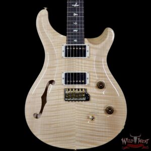 PRS Wood Library 10 Top Custom 24 Semi Hollow Flame Maple Top & Neck Brazilian Rosewood Natural - Image 3