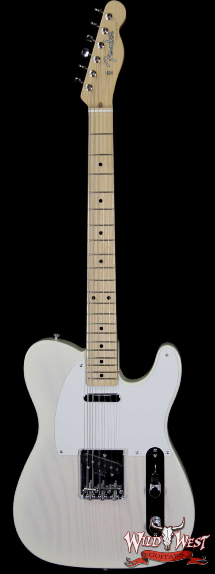 Fender USA American Vintage ‘58 Telecaster Maple Neck Aged White Blonde - Image 1