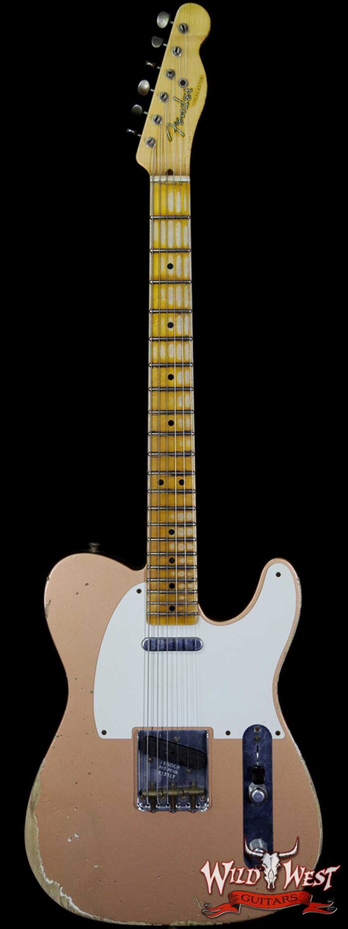 Fender Custom Shop 1952 Telecaster Heavy Relic Maple Streamlined U Neck Copper - Image 1