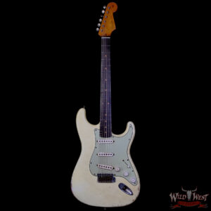 Fender Custom Shop Ron Jessurun Apprentice Built Modernized 1960 Stratocaster Relic Super Aged Olympic White 7.45 lbs - Image 3