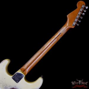 Fender Custom Shop Ron Jessurun Apprentice Built Modernized 1960 Stratocaster Relic Super Aged Olympic White 7.45 lbs - Image 5