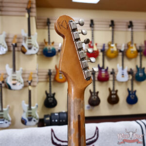 Fender Custom Shop Ron Jessurun Apprentice Built Modernized 1960 Stratocaster Relic Super Aged Olympic White 7.45 lbs - Image 15