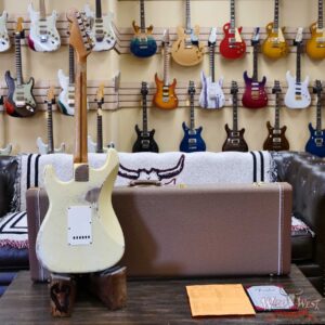 Fender Custom Shop Ron Jessurun Apprentice Built Modernized 1960 Stratocaster Relic Super Aged Olympic White 7.45 lbs - Image 16