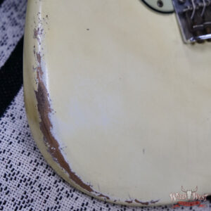 Fender Custom Shop Ron Jessurun Apprentice Built Modernized 1960 Stratocaster Relic Super Aged Olympic White 7.45 lbs - Image 8