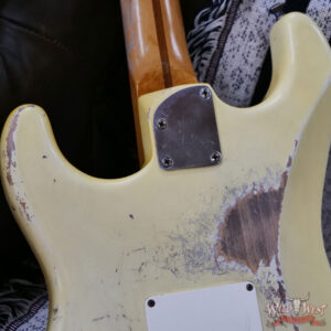 Fender Custom Shop Ron Jessurun Apprentice Built Modernized 1960 Stratocaster Relic Super Aged Olympic White 7.45 lbs - Image 11