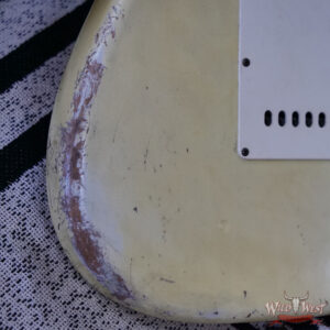 Fender Custom Shop Ron Jessurun Apprentice Built Modernized 1960 Stratocaster Relic Super Aged Olympic White 7.45 lbs - Image 12