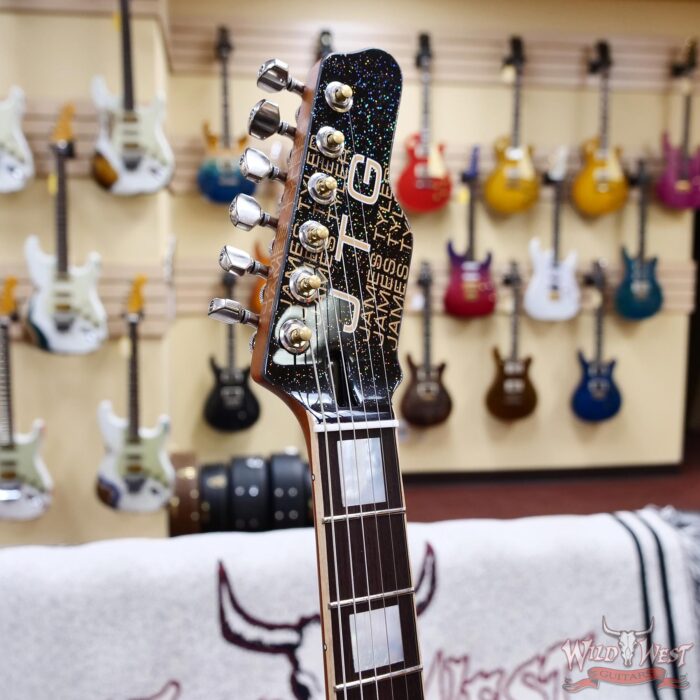 James Tyler JTG M1 (Mongoose) HH Set-Neck Maple Top Okoume Body & Neck Rosewood Fingerboard Black Metallic 7.55 lbs - Image 6