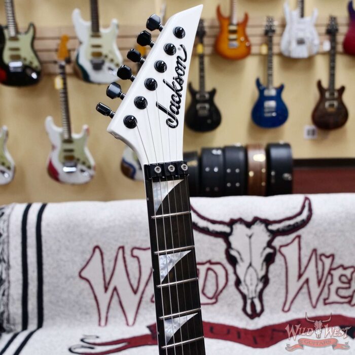 Jackson American Series Soloist SL2 DX Floyd Rose Ebony Fingerboard Snow White 8.70 lbs - Image 5