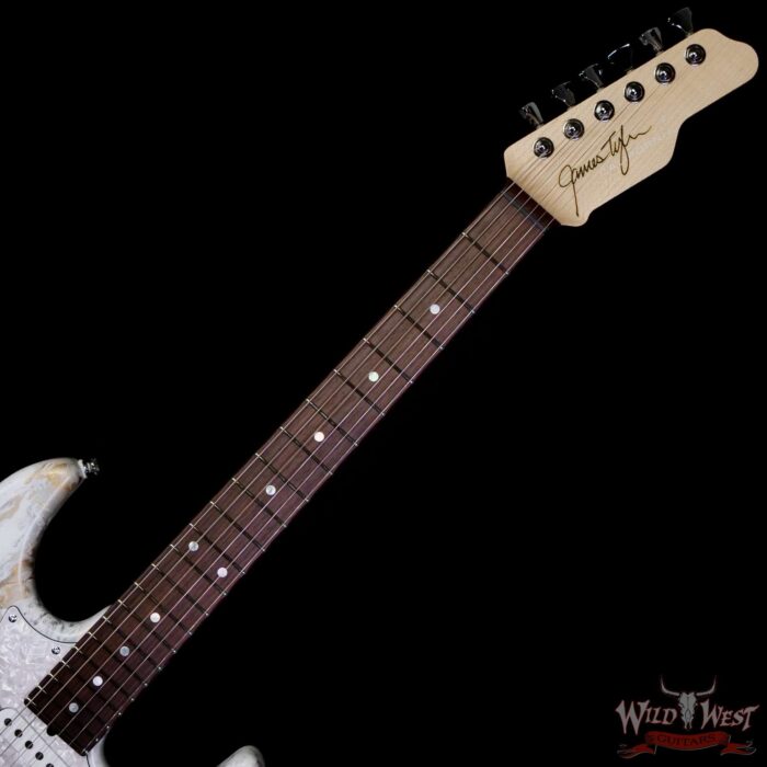 James Tyler USA Studio Elite HD HSS Rosewood Fingerboard Standard '64 Neck White Shmear 7.55 lbs - Image 4