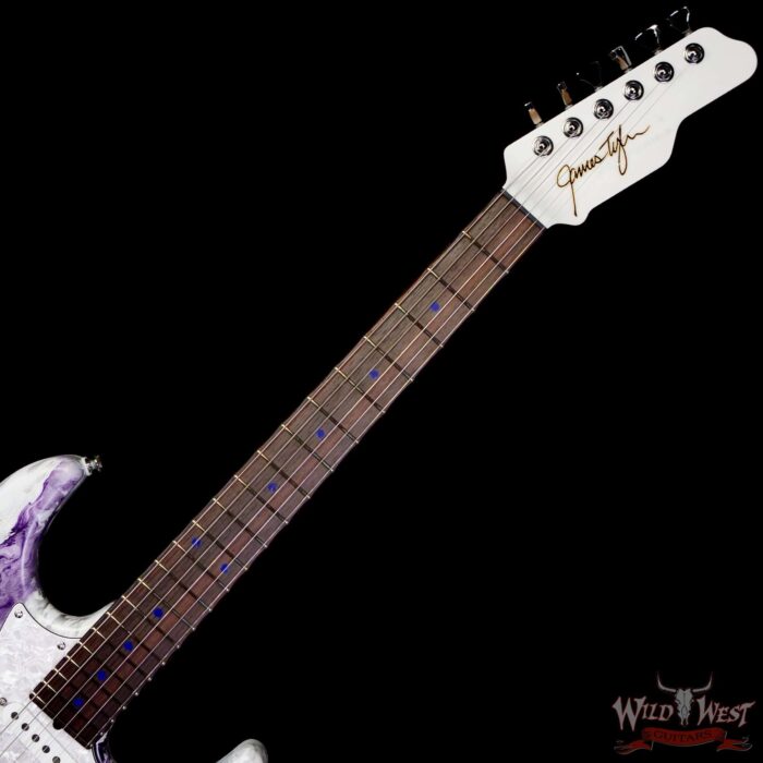 James Tyler USA Studio Elite HD HSS Rosewood Fingerboard Standard '64 Neck Amethyst Shmear 7.65 lbs - Image 4