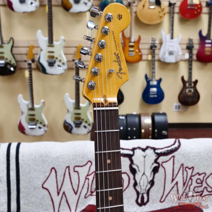 Fender American Ultra Luxe Vintage '60s Stratocaster Rosewood Fingerboard Surf Green 7.70 lbs - Image 5
