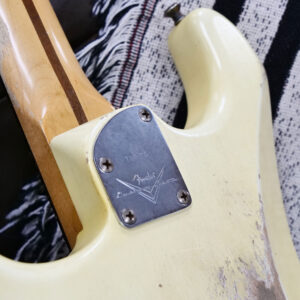 Fender Custom Shop Ron Jessurun Apprentice Built Modernized 1960 Stratocaster Relic Super Aged Olympic White 7.45 lbs - Image 13