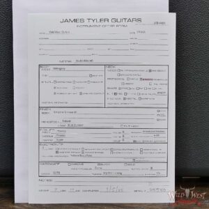 James Tyler USA Studio Elite HD HSS Ziricote Fingerboard Standard '59 Neck Emperor Shmear 7.70 lbs - Image 12