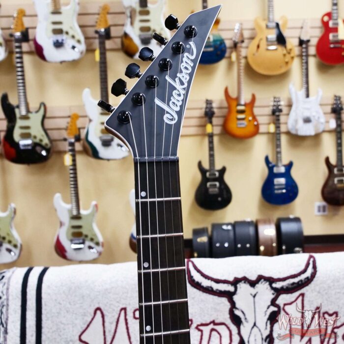 Jackson American Series Virtuoso HT Hardtail Streaked Ebony Fingerboard Satin Black 7.45 lbs - Image 5
