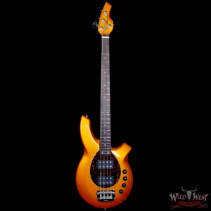 2007 Ernie Ball Music Man Bongo 4 HH Rosewood Fingerbooard Desert Gold (Orange) 9.45 lbs - Image 3