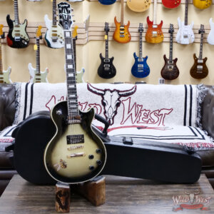 Epiphone Adam Jones Les Paul Custom Art Collection Mark Ryden’s “Queen Bee” Antique Silverburst 9.80 lbs - Image 4