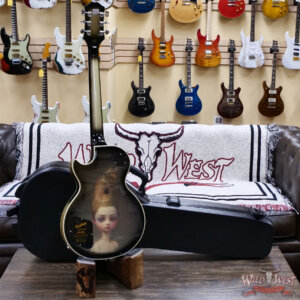 Epiphone Adam Jones Les Paul Custom Art Collection Mark Ryden’s “Queen Bee” Antique Silverburst 9.80 lbs - Image 8