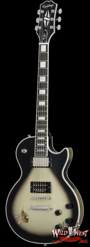 Epiphone Adam Jones Les Paul Custom Art Collection Mark Ryden’s “Queen Bee” Antique Silverburst 9.80 lbs