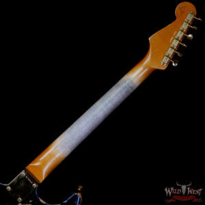 Fender Custom Shop Levi Perry Masterbuilt 1962 Stratocaster Brazilian Rosewood Heavy Relic Black with Gold Hardware 7.65 lbs (US Only / No International Shipping) - Image 5