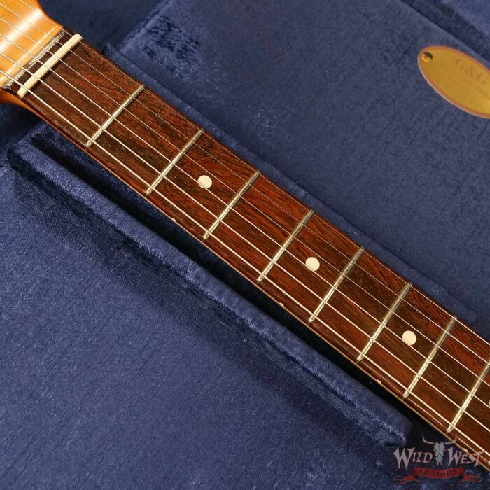 Fender Custom Shop Levi Perry Masterbuilt 1962 Stratocaster Brazilian Rosewood Heavy Relic Black with Gold Hardware 7.65 lbs (US Only / No International Shipping) - Image 8