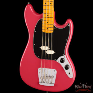 Fender American Professional Classic Mustang Bass® Maple Fingerboard Faded Dakota Red 7.90 lbs - Image 2