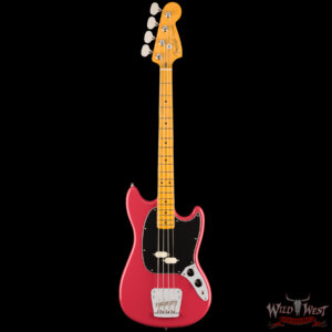 Fender American Professional Classic Mustang Bass® Maple Fingerboard Faded Dakota Red 7.90 lbs - Image 3