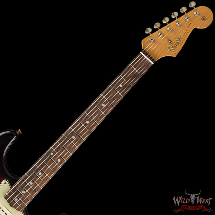 Fender Custom Shop Andy Hicks Masterbuilt 1964 Stratocaster Brazilian Rosewood Josefina Hand-Wound Pickups Joueneyman Relic Target 3 Tone Sunburst (US Only / No International Shipping) - Image 4