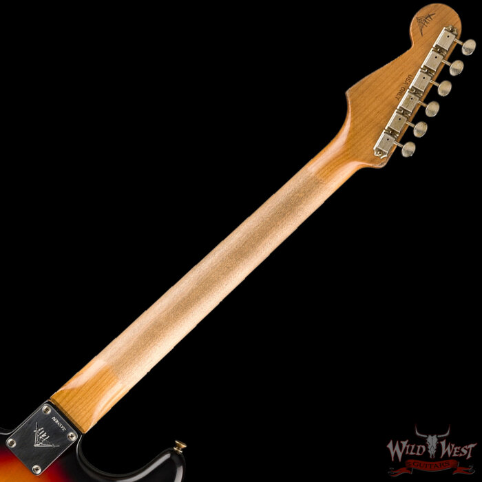 Fender Custom Shop Andy Hicks Masterbuilt 1964 Stratocaster Brazilian Rosewood Josefina Hand-Wound Pickups Joueneyman Relic Target 3 Tone Sunburst (US Only / No International Shipping) - Image 5