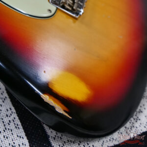 Fender Custom Shop Andy Hicks Masterbuilt 1964 Stratocaster Brazilian Rosewood Josefina Hand-Wound Pickups Joueneyman Relic Target 3 Tone Sunburst (US Only / No International Shipping) - Image 11