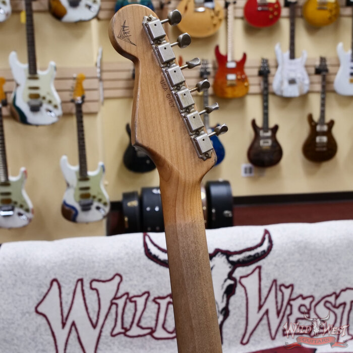 Fender Custom Shop Andy Hicks Masterbuilt 1964 Stratocaster Brazilian Rosewood Josefina Hand-Wound Pickups Joueneyman Relic Target 3 Tone Sunburst (US Only / No International Shipping) - Image 13