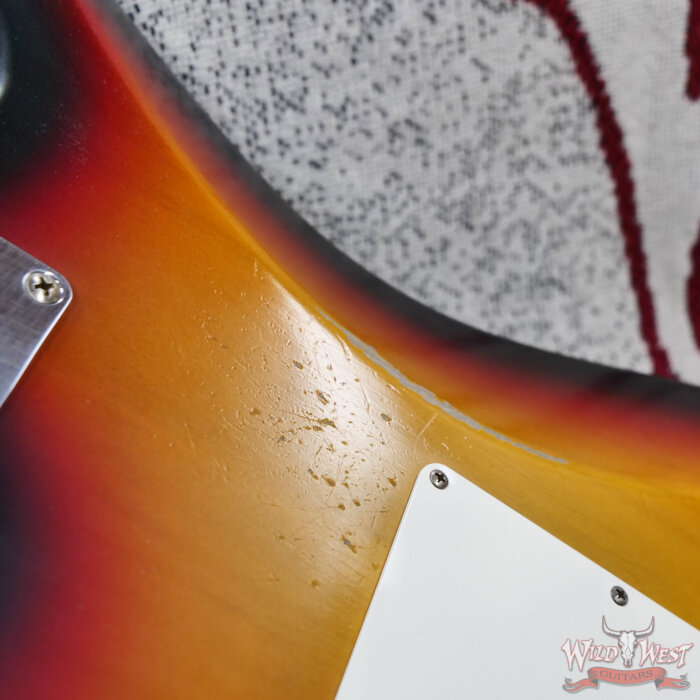 Fender Custom Shop Andy Hicks Masterbuilt 1964 Stratocaster Brazilian Rosewood Josefina Hand-Wound Pickups Joueneyman Relic Target 3 Tone Sunburst (US Only / No International Shipping) - Image 15