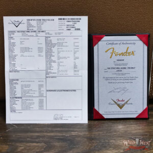 Fender Custom Shop Levi Perry Masterbuilt 1962 Stratocaster Brazilian Rosewood Heavy Relic Fiesta Red w/Gold Hardware 7.40 lbs (US Only / No International Shipping) - Image 15