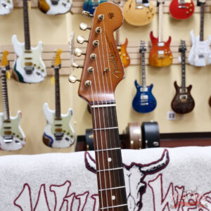 Fender Custom Shop Levi Perry Masterbuilt 1962 Stratocaster Brazilian Rosewood Heavy Relic Fiesta Red w/Gold Hardware 7.40 lbs (US Only / No International Shipping) - Image 7