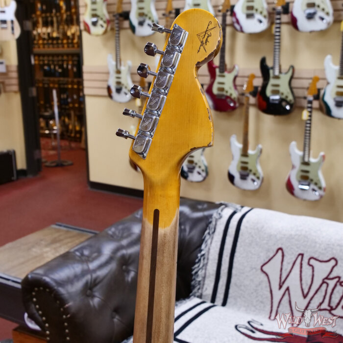 Fender Custom Shop 2025 Dealer Event #160 1969 Stratocaster Maple Neck Heavy Relic Aged 3 Tone Sunburst 7.80 lbs - Image 13