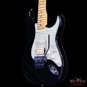 Fender Custom Shop Wild West Lightning Stratocaster Floyd Rose HSS Maple Neck Matching Color Large Headstock 22 Frets NOS Black 8.25 lbs - Image 2