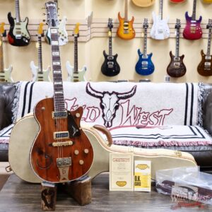 Gretsch USA Custom Shop Gonzalo Madrigal Masterbuilt G6130-55 Roundup Reclaim Pine Relic 6.85 lbs - Image 6