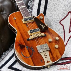 Gretsch USA Custom Shop Gonzalo Madrigal Masterbuilt G6130-55 Roundup Reclaim Pine Relic 6.85 lbs - Image 8