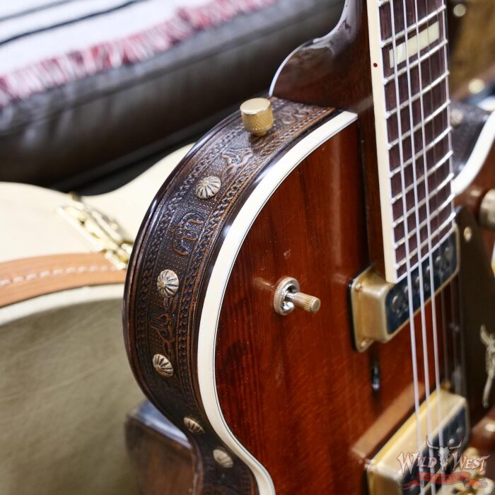 Gretsch USA Custom Shop Gonzalo Madrigal Masterbuilt G6130-55 Roundup Reclaim Pine Relic 6.85 lbs - Image 9