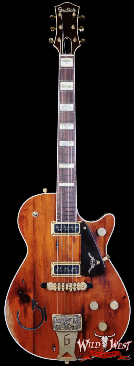 Gretsch USA Custom Shop Gonzalo Madrigal Masterbuilt G6130-55 Roundup Reclaim Pine Relic 6.85 lbs